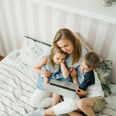 Modern interior with ocean view
